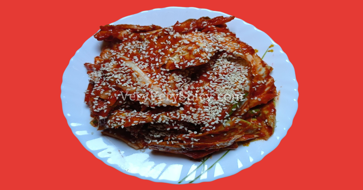 Cabbage Kimchi Salad Recipe